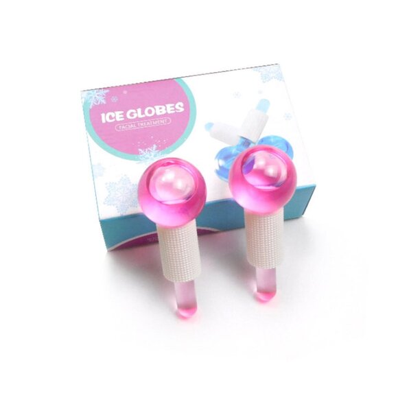 Jawline Exerciser Jaw Trainer & Cooling Ice Globes Facial Massager Multi Pack - Picture 11 of 16